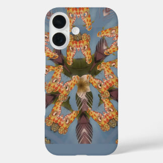 Kaleidoscope Giraffe Mandala: Abstract Safari Art iPhone 16 Case