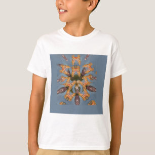 Kaleidoscope Giraffe Mandala: Abstract Safari Art T-Shirt