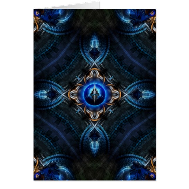 Kaleidoscope Golden Blue (Front)