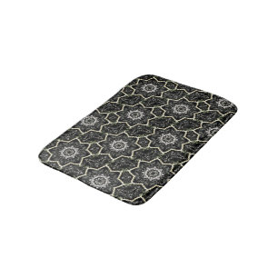 Kaleidoscope Gothic Small HB diag Bath Mat