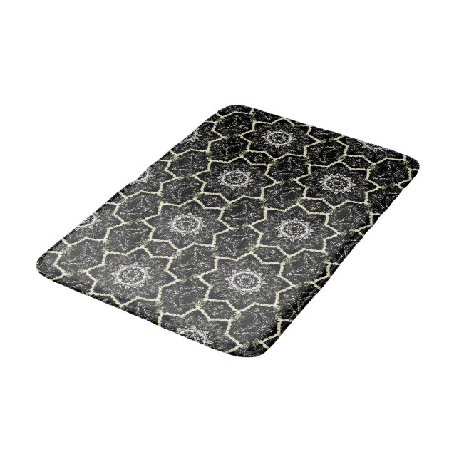 Kaleidoscope Gothic Small HD Bath Mat (Angled)