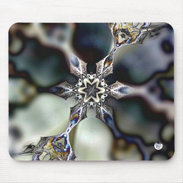 "Kaleidoscope Graphics No.1 Prismatic Sword" Mouse Mat (Front)