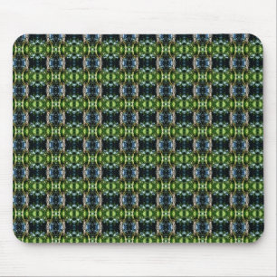 Kaleidoscope Green Mouse Mat