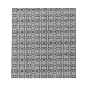 Kaleidoscope grey notepad