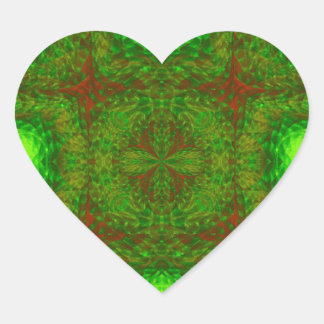 Kaleidoscope Heart Sticker