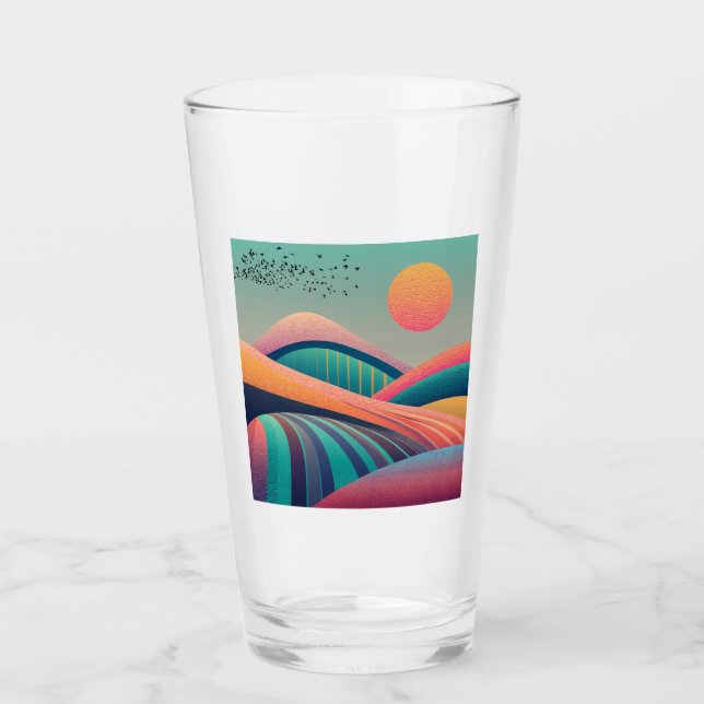 Kaleidoscope Hills Landscape Glass (Front)