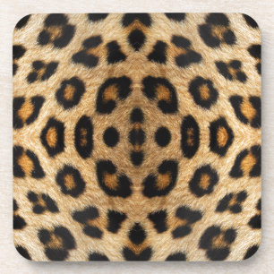 Kaleidoscope Leopard Fur Pattern Coaster