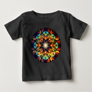 Kaleidoscope Mandala Flower Design-23091 Baby T-Shirt