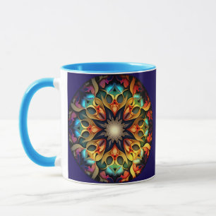 Kaleidoscope Mandala Flower Design-23091 Mug