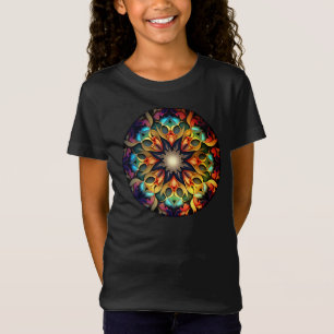 Kaleidoscope Mandala Flower Design-23091 T-Shirt