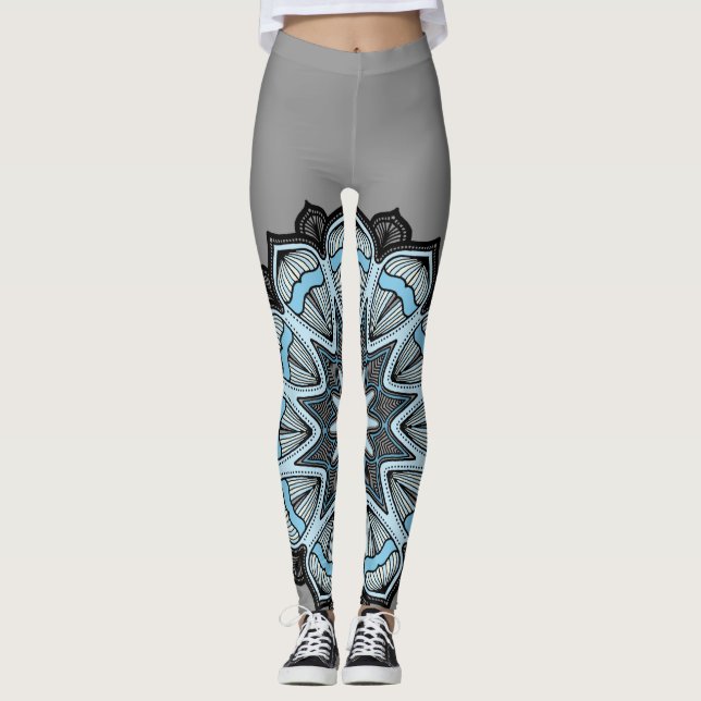 Kaleidoscope Mandala Leggings (Front)