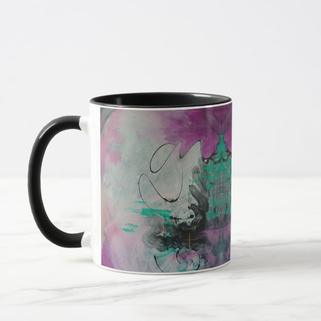 Kaleidoscope Mirror Abstract Mug (Left)
