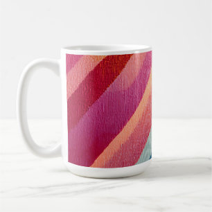 Kaleidoscope Morning – Geometric Abstract Mug