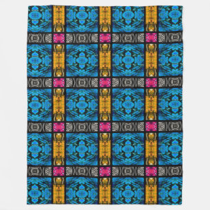 Kaleidoscope Mosaic I + your ideas Fleece Blanket