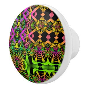 Kaleidoscope Mosaic IV + your ideas Ceramic Knob
