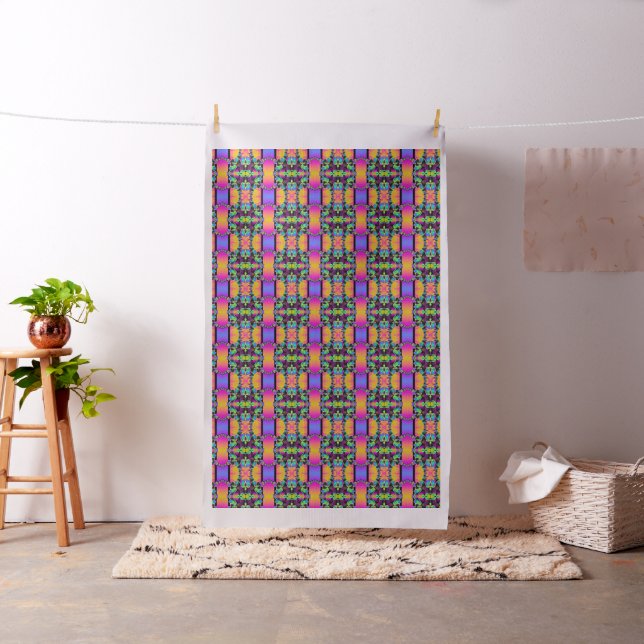 Kaleidoscope Mosaic V + your ideas Fabric (In Situ)