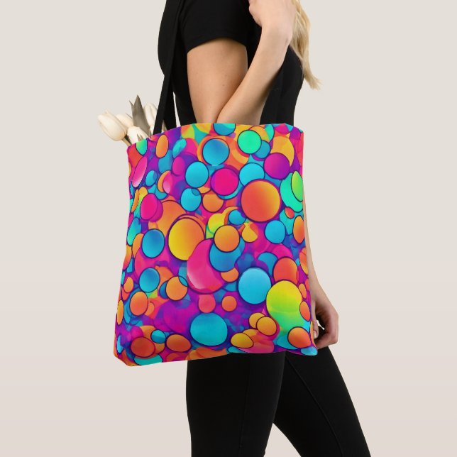 Kaleidoscope of Circular Dreams Tote Bag (Close Up)