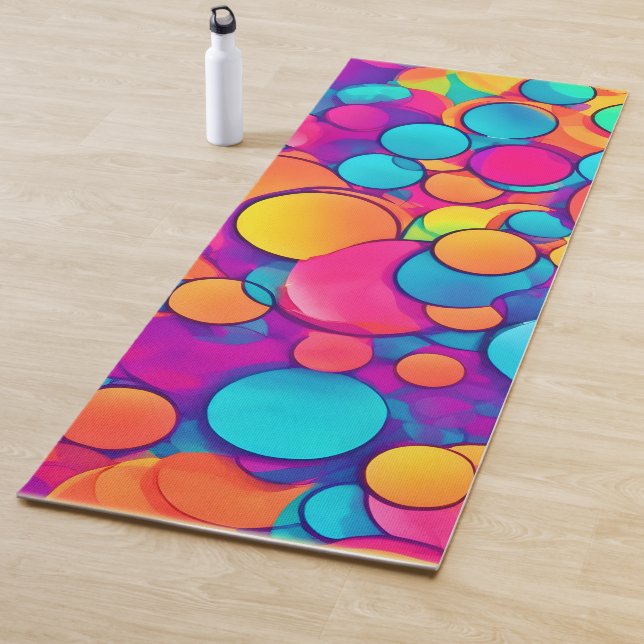 Kaleidoscope of Circular Dreams Yoga Mat (In Situ)