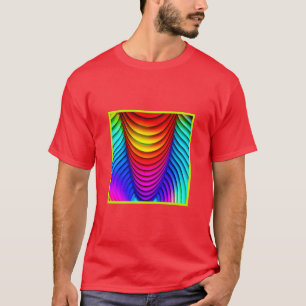 Kaleidoscope of Colours 3D Pattern T-Shirt