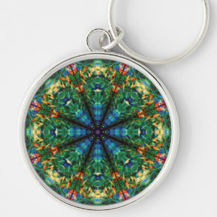 Kaleidoscope of Colours Key Ring