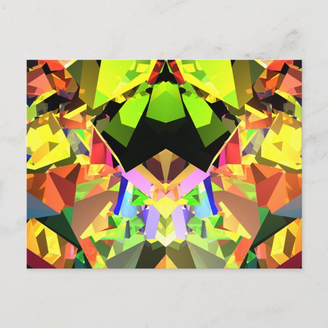 Kaleidoscope of Colours Postcard (Front)