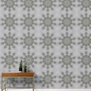 Kaleidoscope of Grey Foggy Skyline Wallpaper