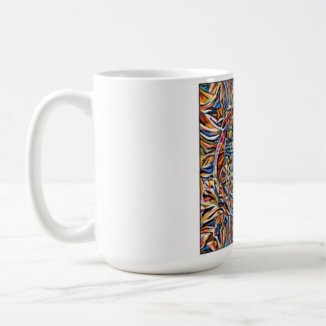Kaleidoscope of the Cosmos Coffee Mug (Left)