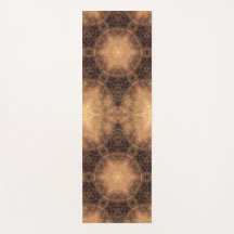 Kaleidoscope Orange Mist Black Background