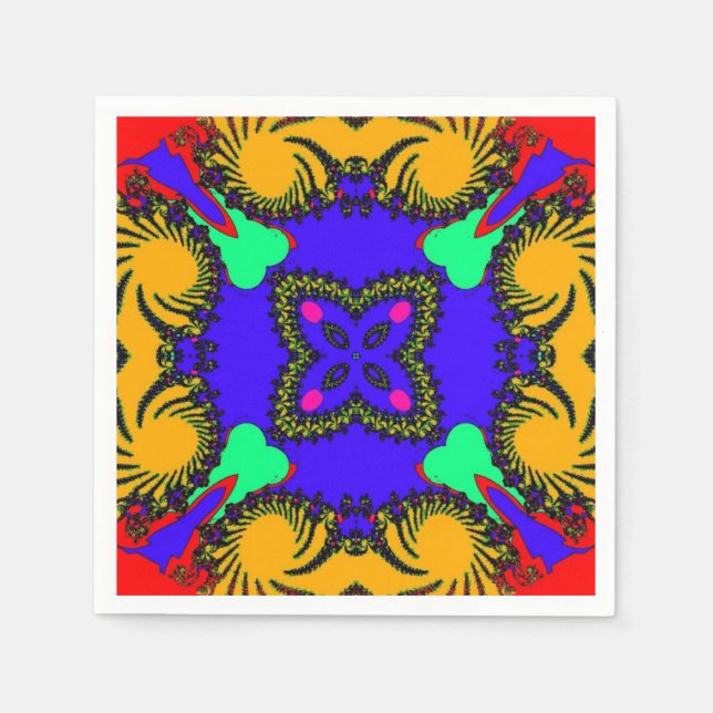 Kaleidoscope Paper Napkin (Front)