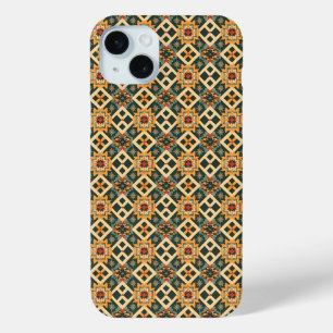 Kaleidoscope Pattern iPhone 15 Mini Case