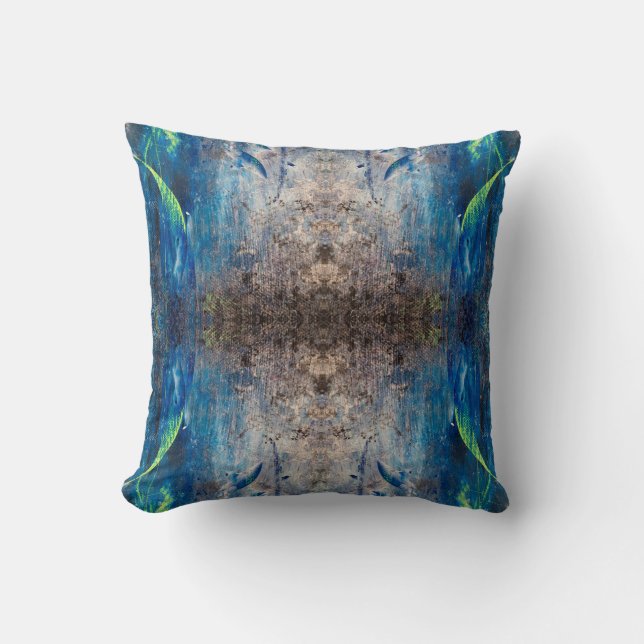 Kaleidoscope playfully abstract cushion (Front)