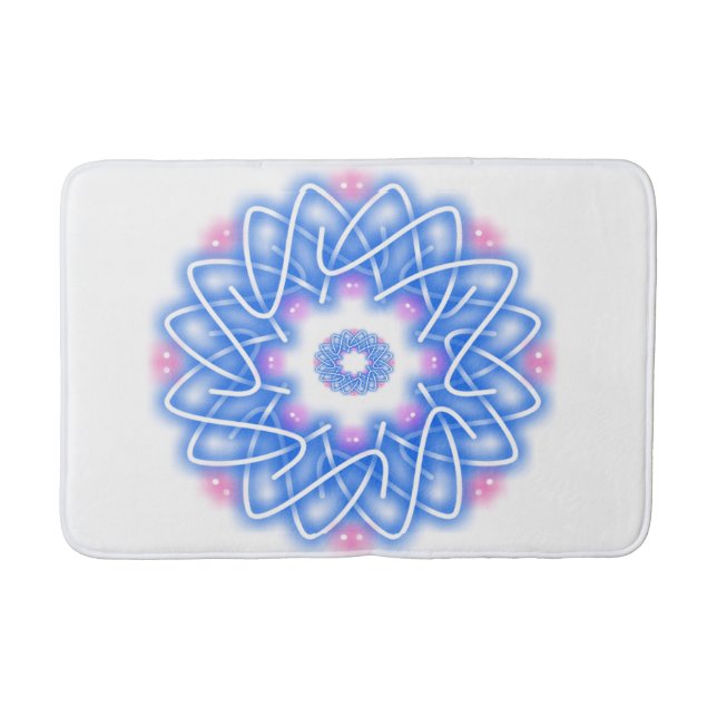 Kaleidoscope Prints  Bath Mat (Front)