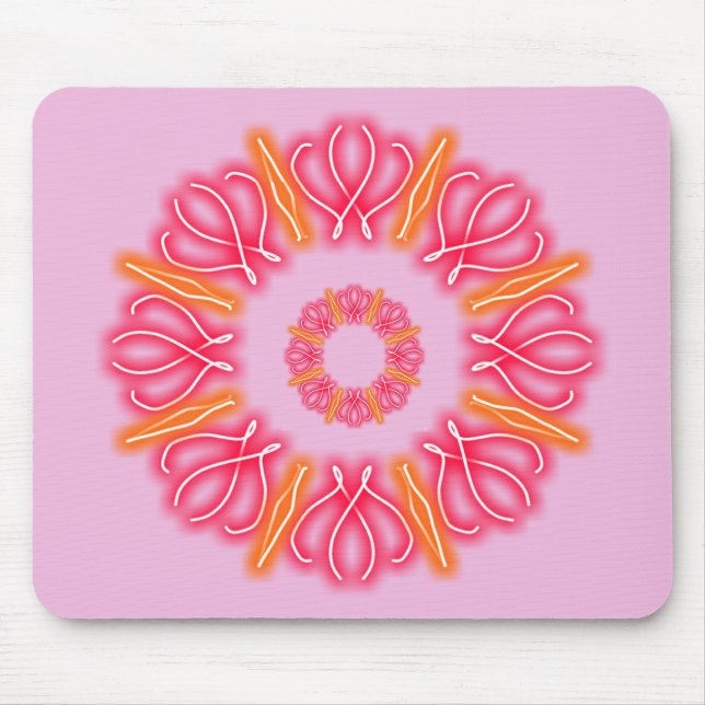 Kaleidoscope Prints Mouse Mat (Front)