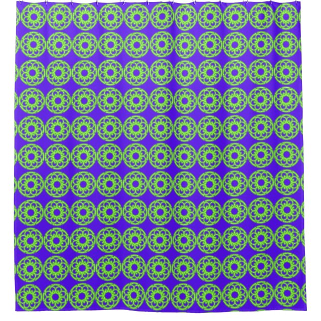 Kaleidoscope Prints  Shower Curtain (Front)