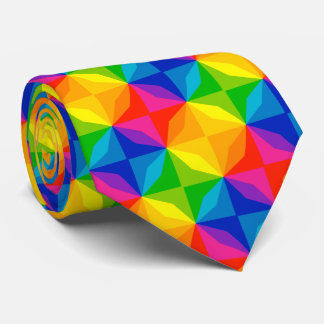 Kaleidoscope Rainbow Tie