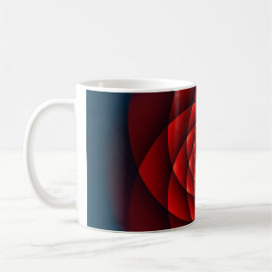 Kaleidoscope ROSE red + your idea Coffee Mug