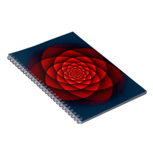 Kaleidoscope ROSE red + your idea Notebook