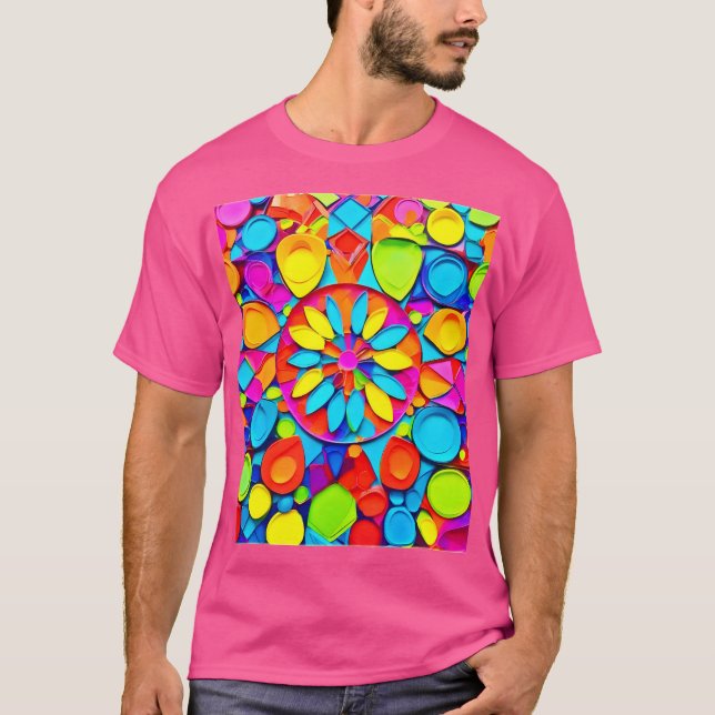 Kaleidoscope Symphony Artwork T-Shirt (Front)