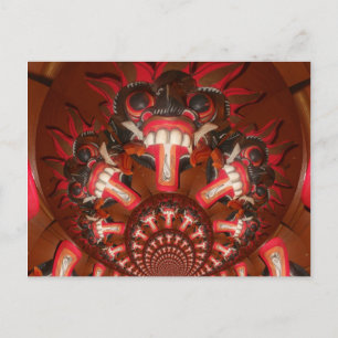 Kaleidoscope Tongue Art Print Customise Product Postcard