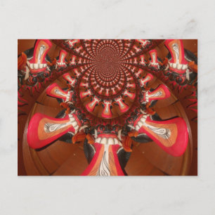 Kaleidoscope Tongue Art Print Customise Product Postcard