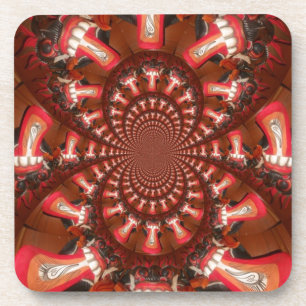 Kaleidoscope Tongue Art Print/Graphic Coaster