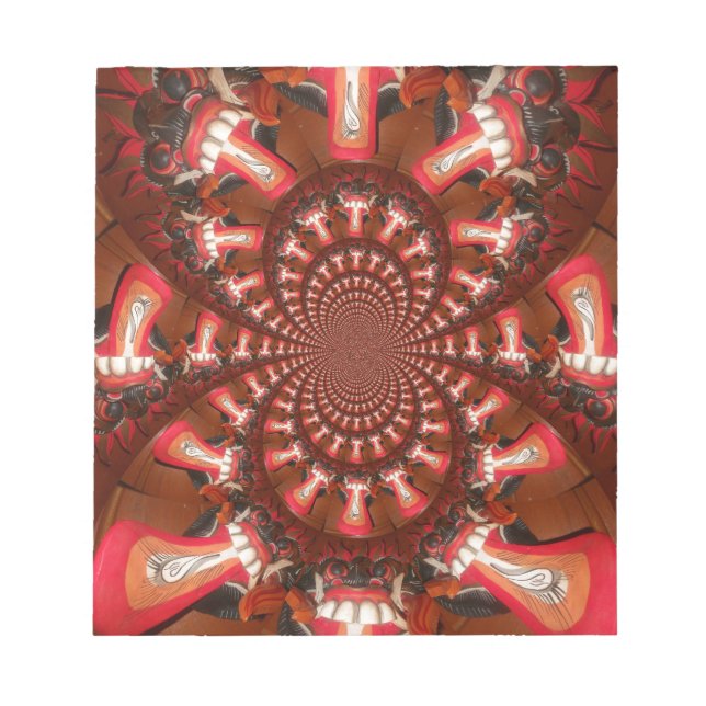 Kaleidoscope Tongue Art Print/Graphic Notepad (Front)