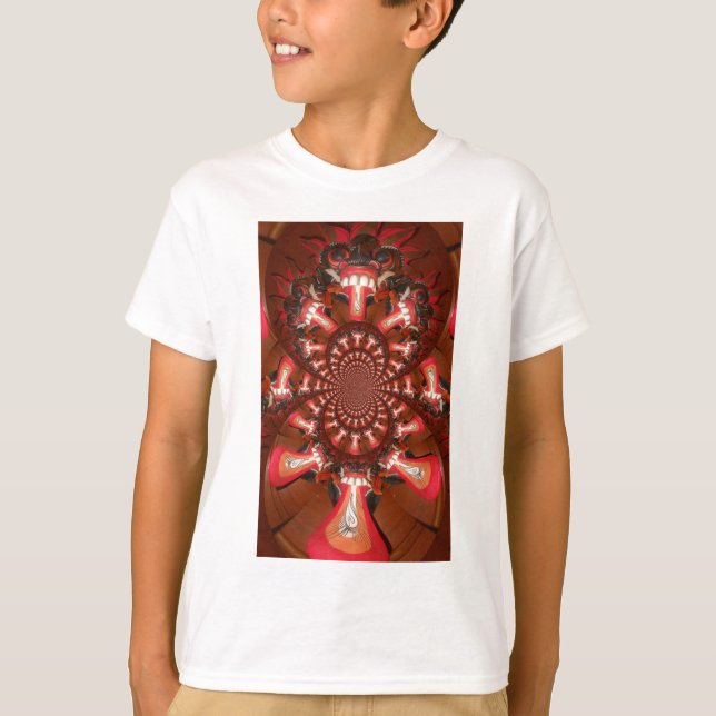 Kaleidoscope Tongue Art Print/Graphic T-Shirt (Front)