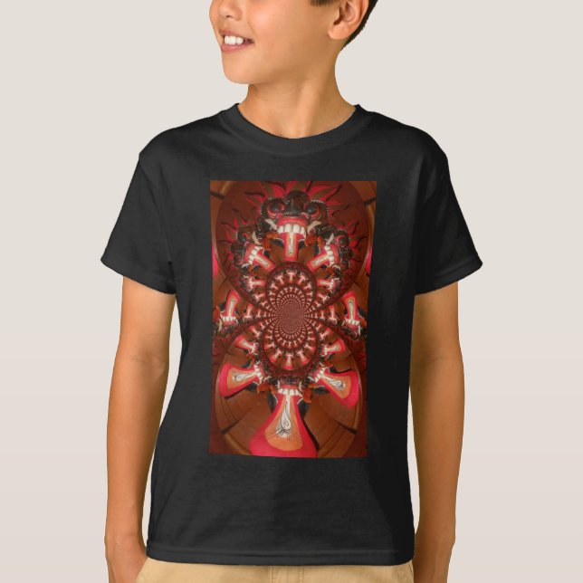 Kaleidoscope Tongue Art Print/Graphic T-Shirt (Front)