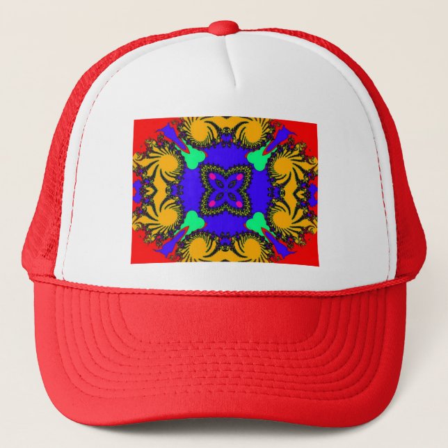 Kaleidoscope Trucker Hat (Front)