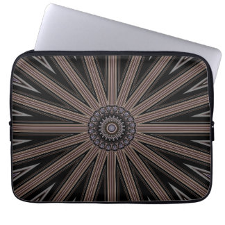Kaleidoscope Wheel Pattern 13" Electronics Bag