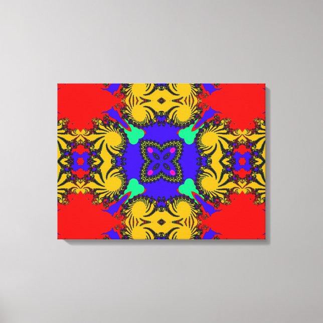 Kaleidoscope Wrapped Canvas (Front)