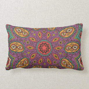 Kaleidoscope Yoga Pattern Lumbar Cushion