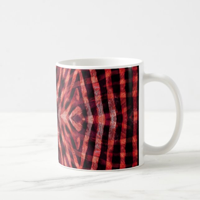 Kaleidoscope Zebra Skin Pattern Coffee Mug (Right)