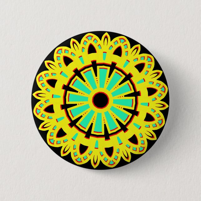 Kaleidoscopic 110714(10) 6 cm round badge (Front)